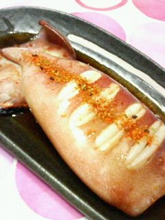 お祭り屋台のイカ焼き風☆<コ:彡-レシピのメイン写真