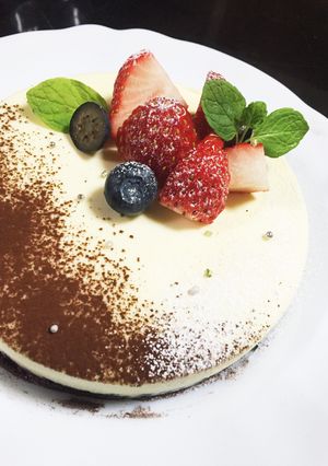 ホワイトチョコレートのレアチーズケーキ-レシピのメイン写真