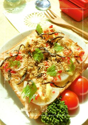 紅生姜ピリリ⋆juicy大根の和トースト-レシピのメイン写真