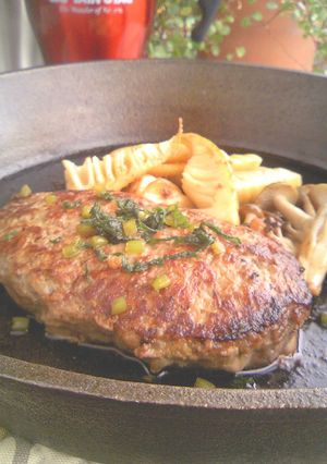 オージービーフで★あらびきハンバーグ-レシピのメイン写真