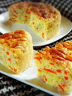 野菜たっぷり生ハムのケークサレ♪-レシピのメイン写真