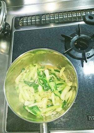チンゲン菜とじゃこ炒め-レシピのメイン写真