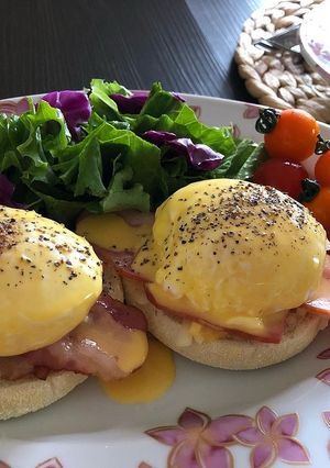 *ハワイの朝食♡エッグベネディクト*-レシピのメイン写真
