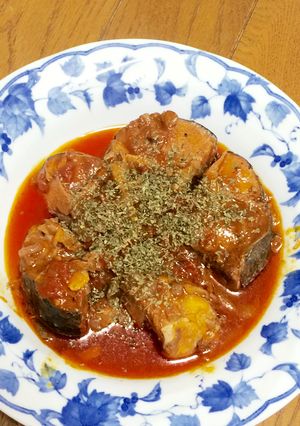 鰤の頭のトマト煮-レシピのメイン写真