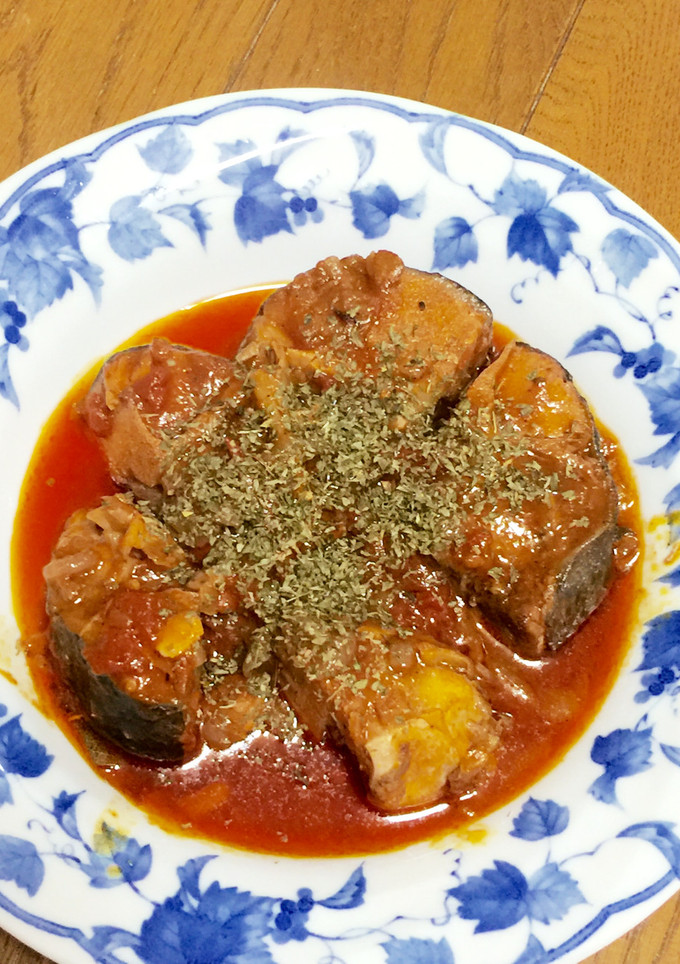 鰤の頭のトマト煮-レシピのメイン写真