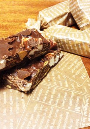 超簡単！ナッツチョコバー バレンタインに-レシピのメイン写真