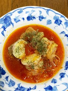 白菜の豚バラ巻き・トマト煮込-レシピのメイン写真