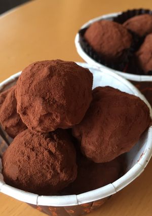 レンジで簡単☆パリッとトリュフチョコ-レシピのメイン写真