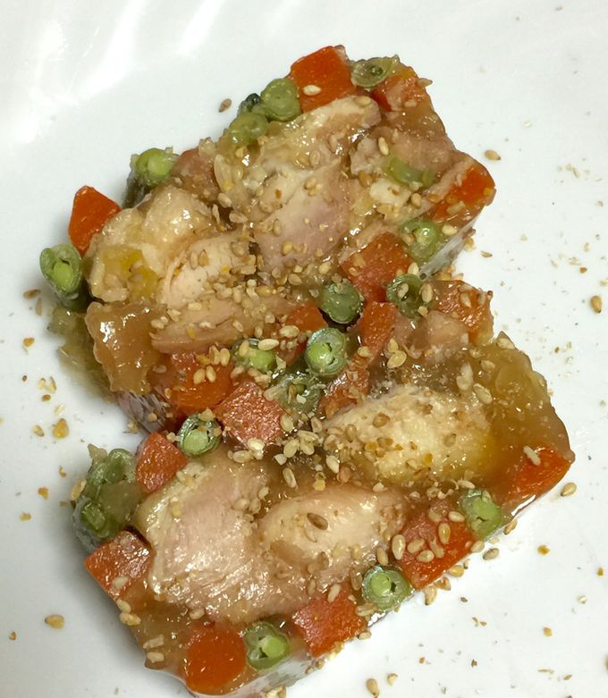 鳥もも肉のゼリー寄せ by まま蔵 【クックパッド】 簡単おいしい
