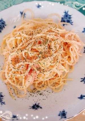 簡単混ぜるだけ♪たらこパスタ♡-レシピのメイン写真