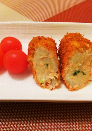 昔懐かしの納豆コロッケ-レシピのメイン写真