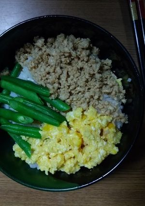 ３色そぼろ丼-レシピのメイン写真