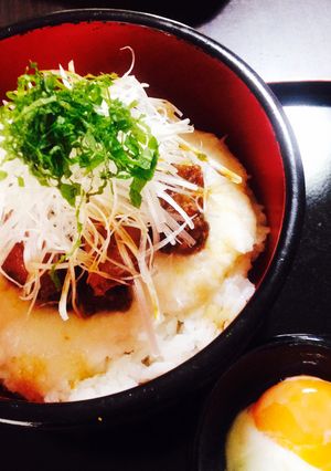 まぐろの竜田揚げ山かけ丼-レシピのメイン写真
