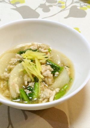 かぶのそぼろ煮-レシピのメイン写真
