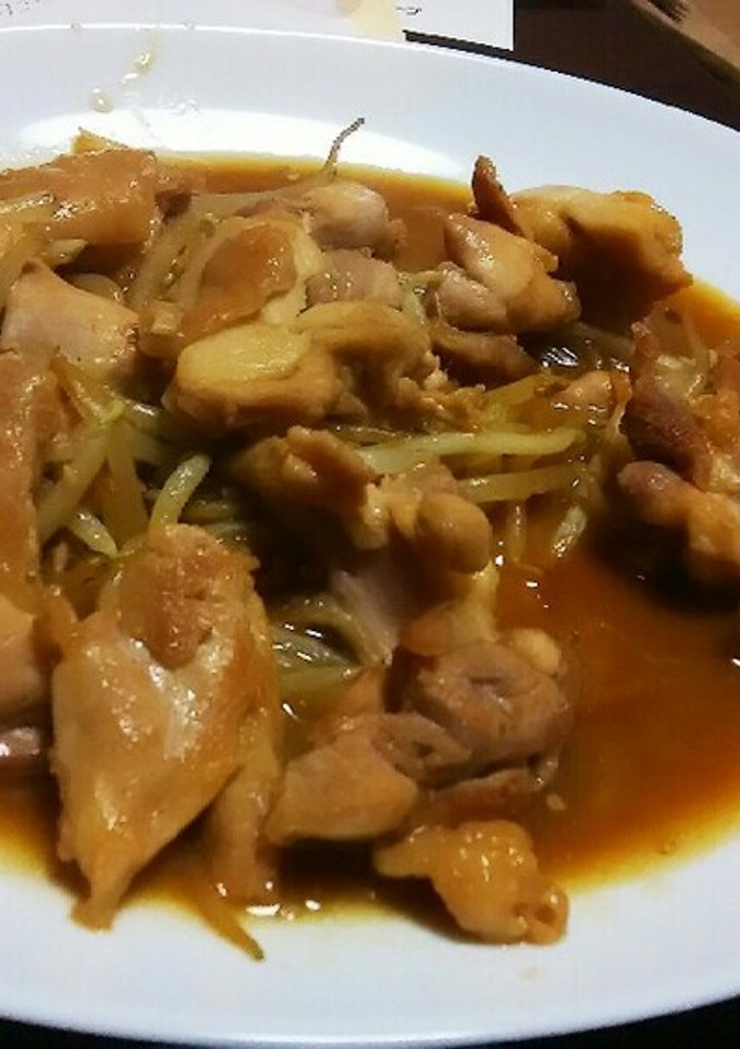 鶏肉ともやしの炒め物-レシピのメイン写真