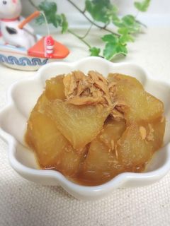 ツナ缶と大根の煮物+.。.:*・゜-レシピのメイン写真