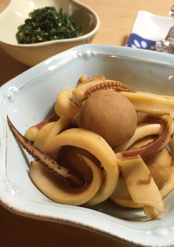 彼が喜ぶ簡単和食！イカと里芋の煮物！-レシピのメイン写真