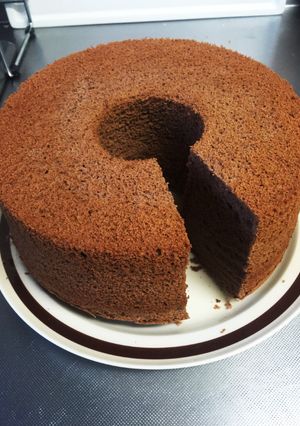 ココアのシフォンケーキ-レシピのメイン写真