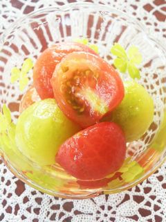 夏にぴったり☆簡単!デザートとまと☆-レシピのメイン写真