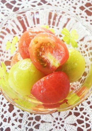 夏にぴったり☆簡単！デザートとまと☆-レシピのメイン写真