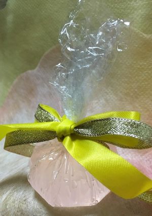 お雛さま　桃ゼリー-レシピのメイン写真