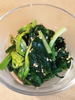 覚え書き☆簡単!ほうれん草の胡麻和え!-レシピのメイン写真