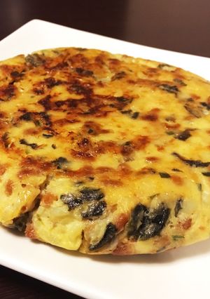 納豆とねぎのもっちりふんわり焼き☆-レシピのメイン写真