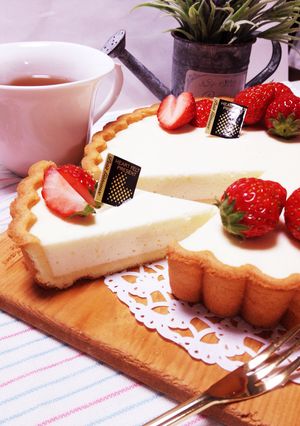 簡単♡レアチーズタルト♪-レシピのメイン写真