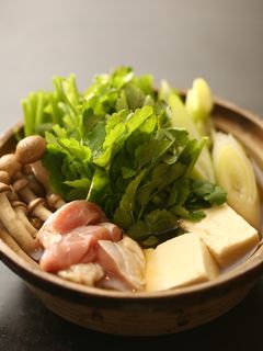 天然だしパックで作る せり鍋-レシピのメイン写真