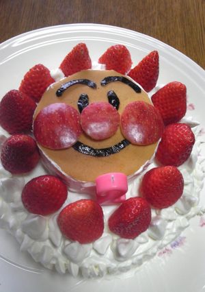 アンパンマンケーキ-レシピのメイン写真