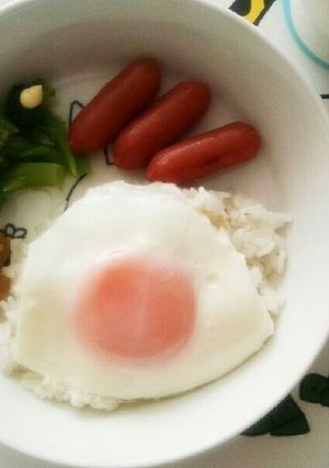 幼児ランチ♡目玉焼きごはん-レシピのメイン写真