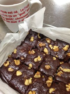 シンプル混ぜるだけブラウニー-レシピのメイン写真