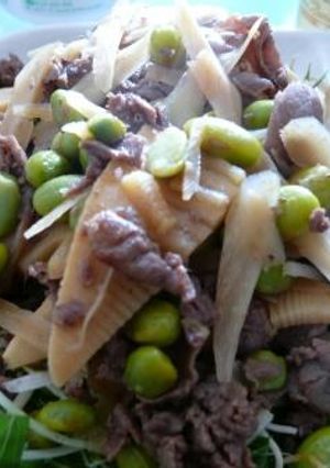 たけのこと牛肉甘辛炒め-レシピのメイン写真