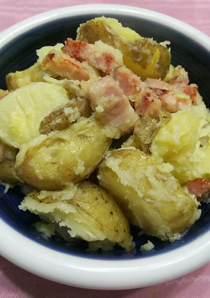 旬ホクホク～皮つき新じゃがバターベーコン-レシピのメイン写真