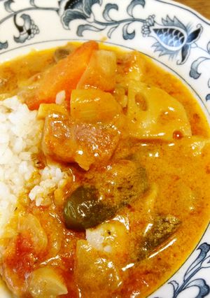 レンコンのココナッツミルクカレー-レシピのメイン写真