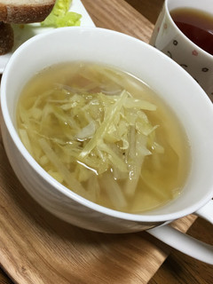 千切りキャベツのコンソメスープ-レシピのメイン写真
