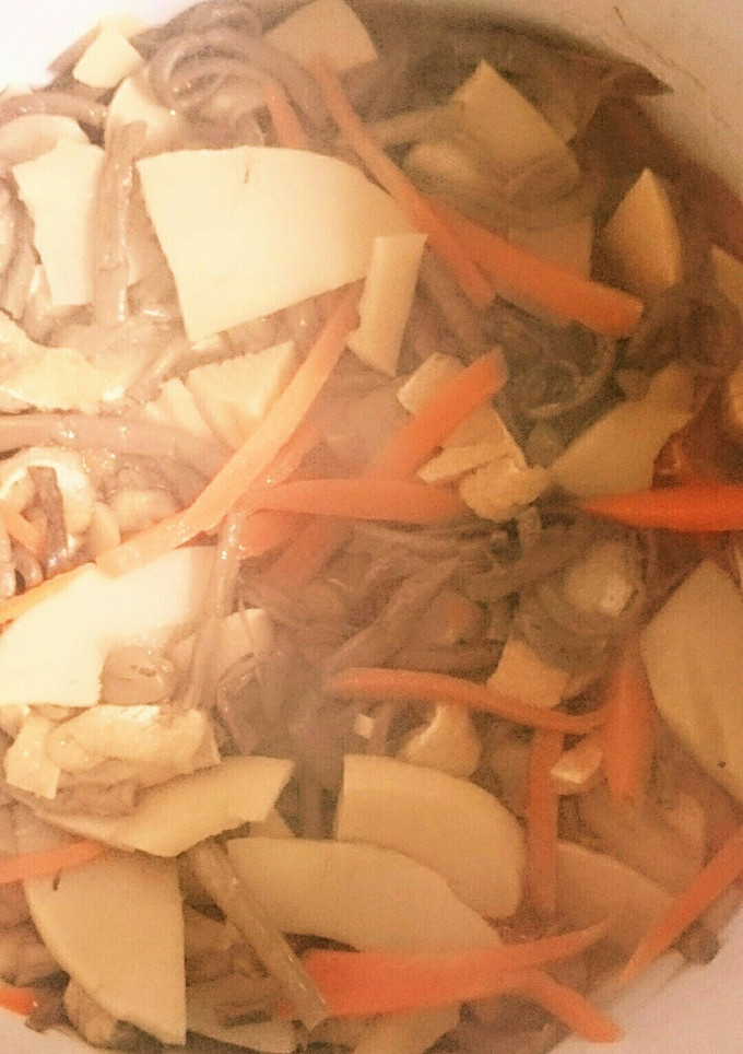 たけのことにんじんとぜんまいの煮物常備菜-レシピのメイン写真