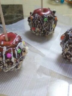 バレンタイン簡単チョコリンゴ-レシピのメイン写真