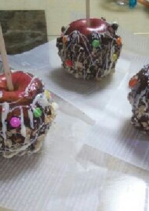 バレンタイン簡単チョコリンゴ-レシピのメイン写真
