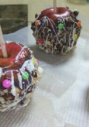 簡単チョコリンゴ♪インパクト大♪-レシピのメイン写真