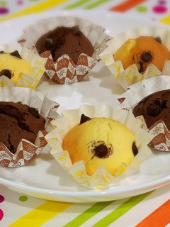 チョコチップマフィン☆2種類-レシピのメイン写真