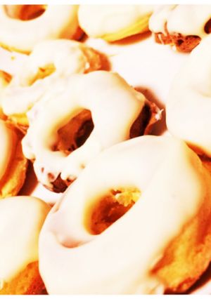 もちもちヘルシーな焼きドーナツ-レシピのメイン写真