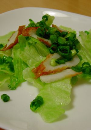 ○和食にぴったり！のちくわ＆ねぎサラダ○-レシピのメイン写真