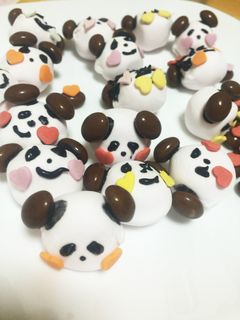 パンダマシュマロ-レシピのメイン写真
