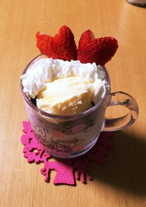 ♡超簡単 プチケーキパフェ♡-レシピのメイン写真
