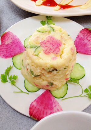 青皮紅芯のお洒落ポテトサラダ♡オードブル-レシピのメイン写真