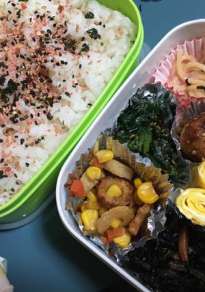 お弁当3日め。-レシピのメイン写真