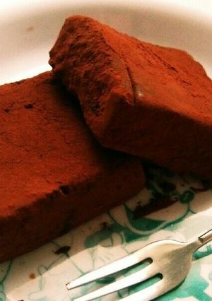 卵もバターも不使用!材料3つ絶品生チョコ-レシピのメイン写真