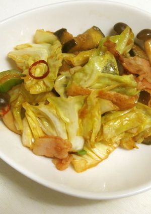 お弁当用・キャベツメインの味噌炒め-レシピのメイン写真