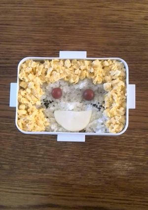 顔弁当-レシピのメイン写真